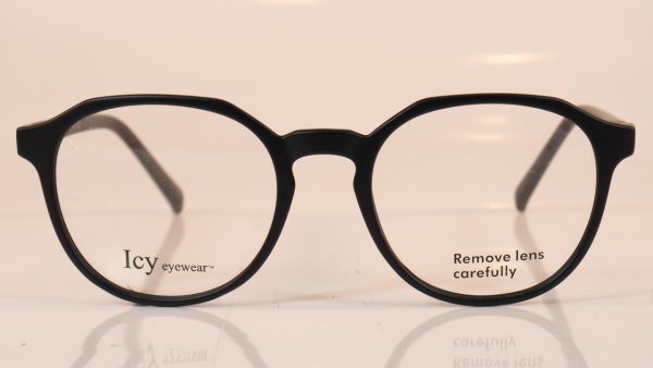 Icy 299 | Matt Black | Front | Faversham Optical