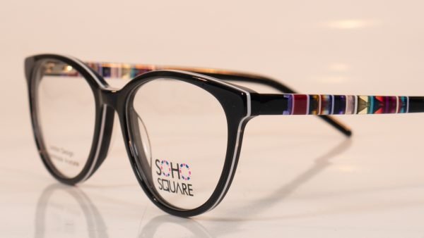 Soho Square 045 | C1 Black | Side | Faversham Optical