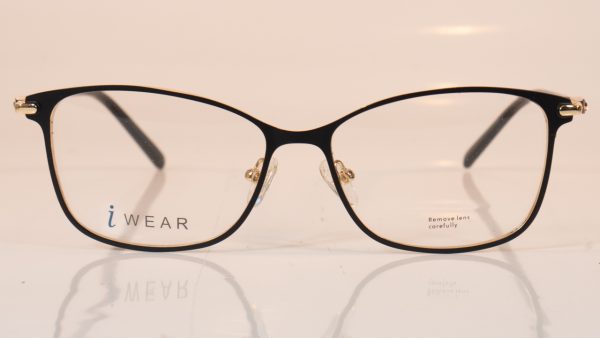 IWear 6078 | Black | Front | Faversham Optical